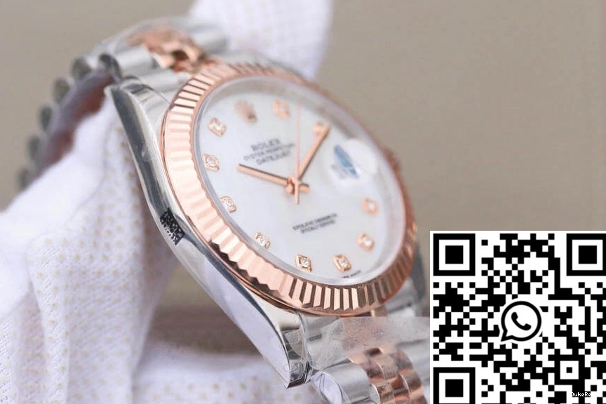 Dial Datejust EW M126331-0014 Mother-Of-Pearl White Factory Rolex 0115